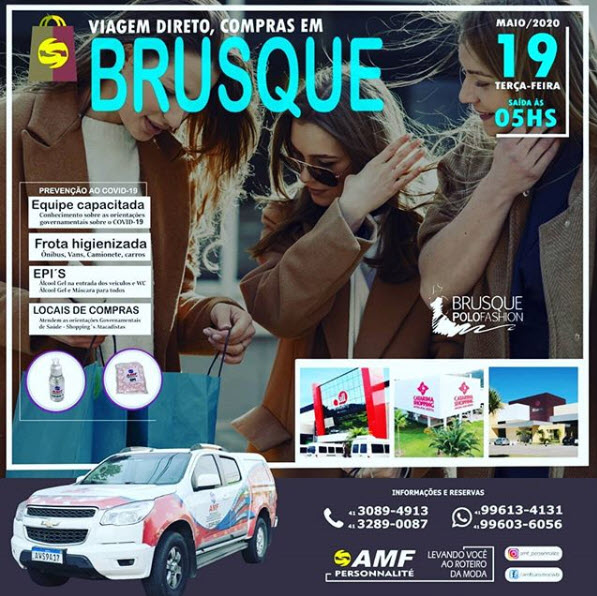 AMF TUR - Viagem para Brusque - SC